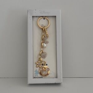 Disney Gold Keychain/Bag charm